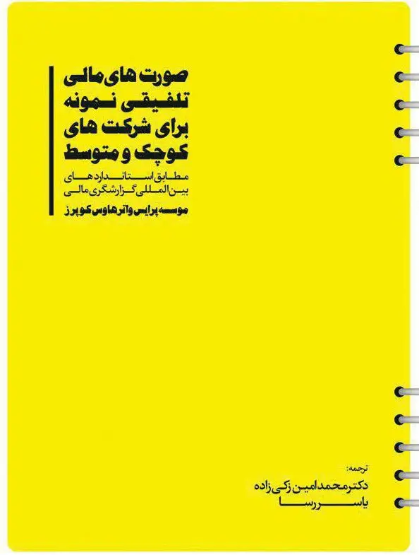 صورت‌های مالی تلفیقی نمونه برای شرکت‌های کوچک و متوسط